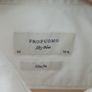 Profuomo (Sky Blue)- Slim Fit - White Formal Shirt - Double Cuff Image 3