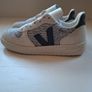Veja V-10 Flannel Snow Black Trainers Image 2