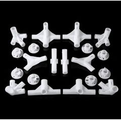 20Pcs Spare Parts For 3x9m Gazebo Awning Tent Corner Center Connector 25/19mm DIY Pipe Fitting Tent Rack Fittings