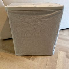 Brand New Dual Laundry Hamper / Basket Dunnes Stores - Cream - 25 EUR