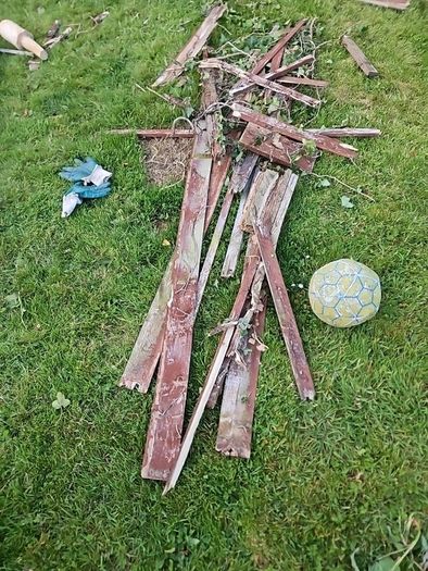 Old wood fence