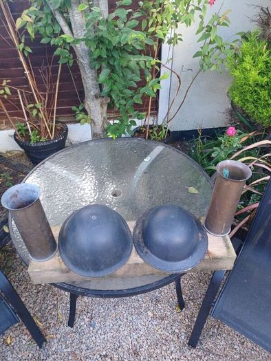 Antique, Military,Army Helmets