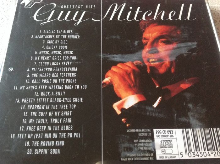 Guy Mitchell.   Greatest Hits.   CD.