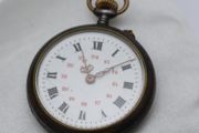 Vintage Gun Metal  Pocket Watch