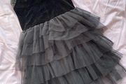 black mini dress