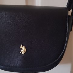 U.S. Polo Assn. Crossbody Bag  Elegant Black  Excellent Condition