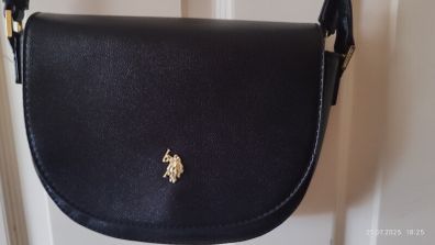 U.S. Polo Assn. Crossbody Bag  Elegant Black  Excellent Condition