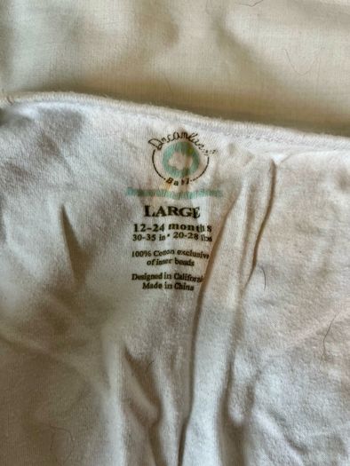Dreamland Baby Weighted Sleep Sack 12-24mo 0.6 TOG
