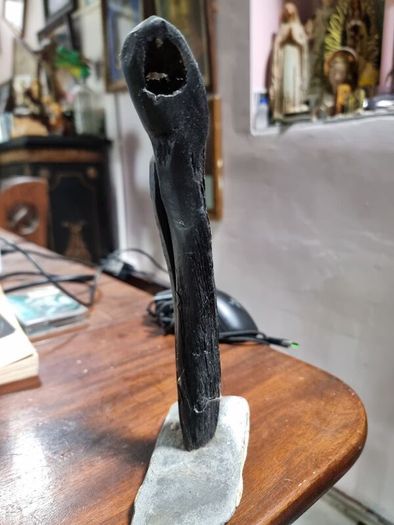 Irish sculpture made from ancient bog oak