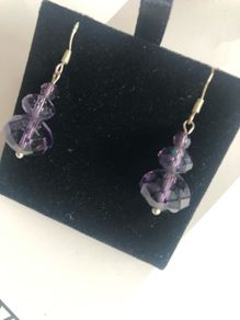 Silver earrings
