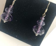 Silver earrings