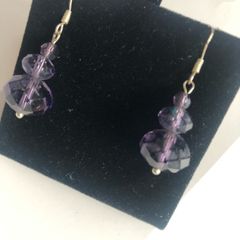 Silver earrings