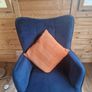 HOMCOM velvet wingback velvet chairs Image 3