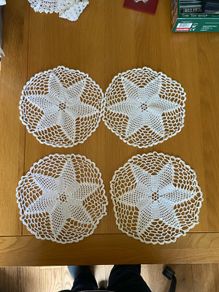 Vintage Handmade Lace Doilies (4)