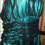 Definitions Green/Black lace midi flared dress size UK18 EU44 Postage included Image 2