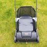 VEVOR Push Lawn Sweeper, 21-inch Leaf & Grass Collector Image 5