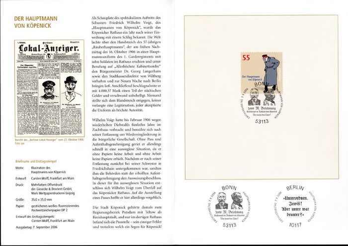 2006 Bundes Republic Deutschland (Germany) Federal Annual Stamp EFT Collection with 50 Images of contents