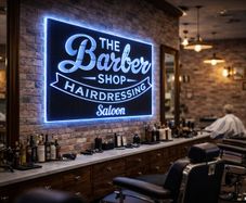 Barber Shop LED Sign