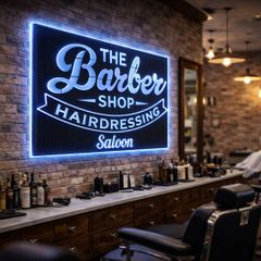 Barber Shop LED Sign
