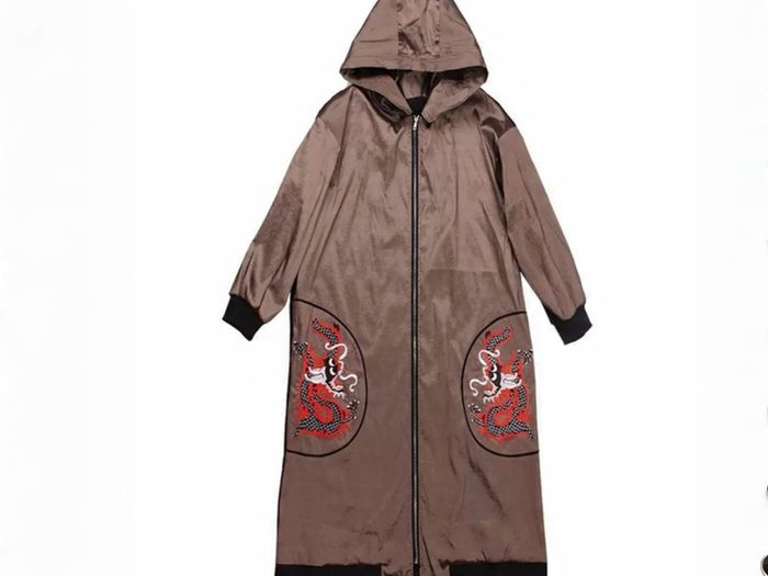 Brand new  Designer Dragon Embroidered Oversized Coat One Size