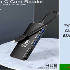 Type-c Card Reader With 3USB Card