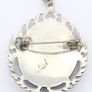 Vintage Sterling Silver Siam Niello Brooch Pendant Image 3