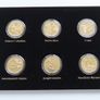 56 x USA State Quarters UNC 2 wood cases - Fifty + Six x 24 Carat Gold Plated Image 6