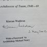 Out Of The Shadows.  Emerging Secondary Schools In The Archddiocese Of Tuam. 1940 - 69.by Kieran Waldron. First Edition signed. Paperback In Good Condition. Image 2