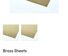 Brass sheet metalwork