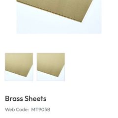 Brass sheet metalwork
