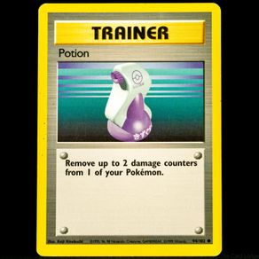 Potion 94/102 Trainer Common WOTC Base Set 1999 Pokemon Card Vintage