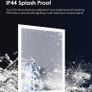 600x500mm Bathroom Mirror With Lights, Horizontal Vertical/Sensor Switch LED Illuminated Bath Vanity Wall-Mounted Mirrors (FREE POSTAGE) Image 3