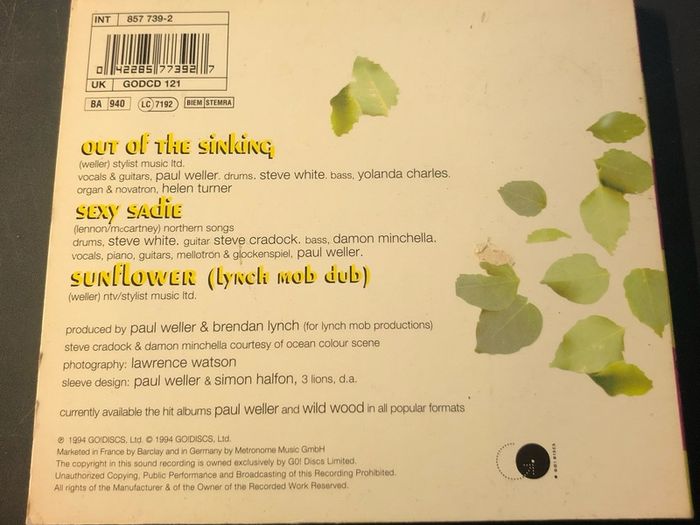 Paul Weller - Out of the Sinking - (1994)