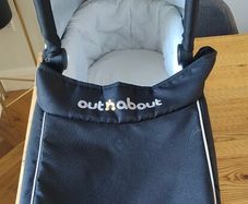Out n About Newborn carrycot /bassinet  and adapter
