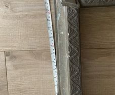 Antique Brass Art Deco Fire Surround  Brass Fender Antique Weighted Fire Surround