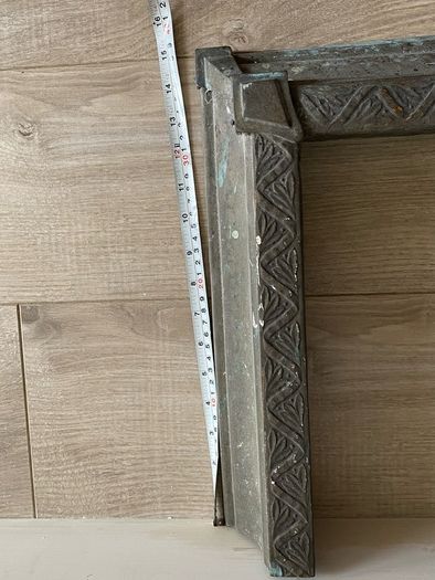 Fire Fender Brass Antique Weighted Fire Surround