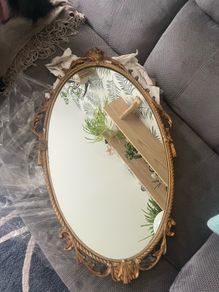 Vintage gold mirror