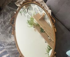 Vintage gold mirror