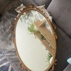 Vintage gold mirror