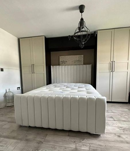 New King Size Bed with Optional Gaslift Ottoman Storage