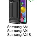 For Samsung Galaxy A81/Note 10 Lite/A91/A21S Case Black Luxury Armor Shockproof Hybrid
