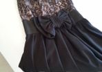 Lipsy Black and Pink Dress - Size 6