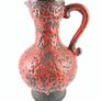 Mid Century fat lava vase Image 2