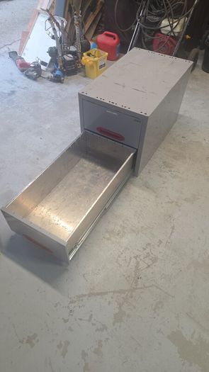 van drawers zevim 460mm wide 760 deep each drawer is 210mm high
