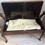 Antique Victorian Mahogany Duet Piano Stool Image 3