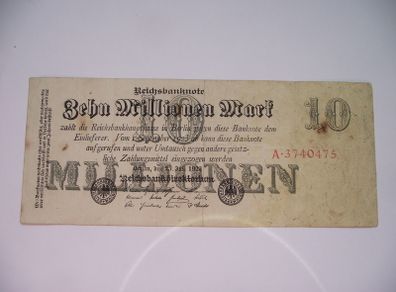 Germany. Reichsbanknote. 10 Millionen Mark (25.7.1923)