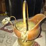 Antique Small Copper and Brass Cauldron on a Pedestal, Price is for 1 Postage Available Image 2