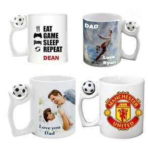 Football Ceramic Novelty Mug 11oz personalised mug
