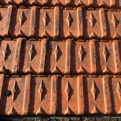 Clay roof tiles