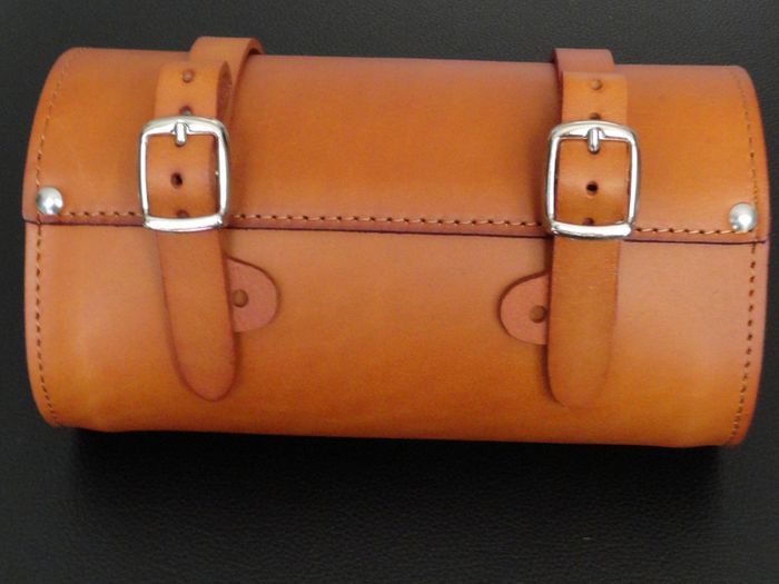 Heritage Premium Leather Saddle Bag 0.7L - Honey